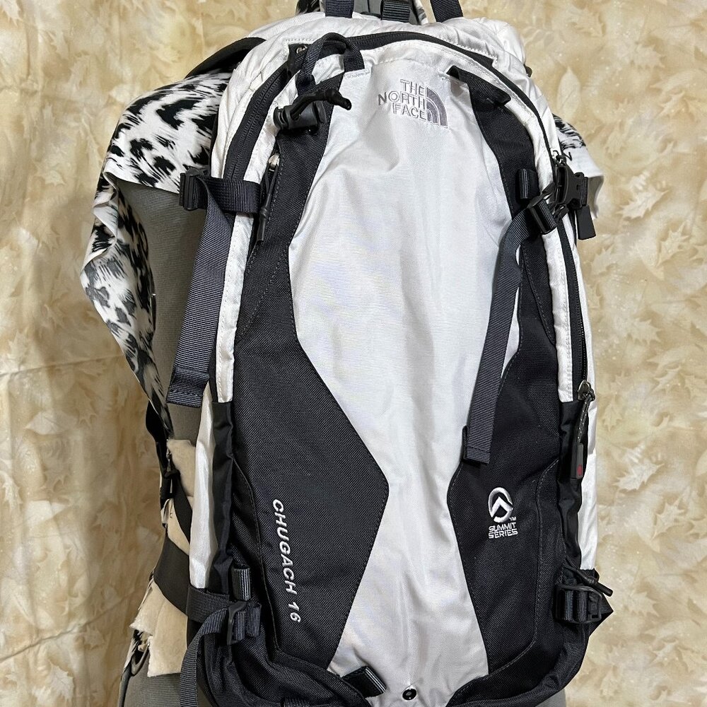 the north face chugach 16 summit series backpack with camelbak water bladder